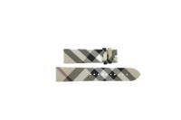 Horlogeband Burberry BU9357 Leder Multicolor 22mm