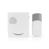 Nedis DOORB211WT Draadloze Deurbelset Werkt Op Batterijen 36 Melodieën Nedis DOORB211WT Draadloze Deurbelset Werkt Op Batterijen 36 Melodieën