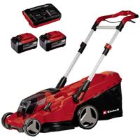 Einhell Professional RASARRO 36/42 (2x5,2Ah) Accu-grasmaaier Accu Incl. 2 accus, Incl. oplader, Met snelspanners, Instelbare trekstang, In hoogte verstelbare