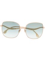 Jimmy Choo Eyewear lunettes de soleil à monture oversize - Or - thumbnail