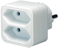 Brennenstuhl bn-1508030 stopcontact splitter 2 x euro wit Brennenstuhl bn-1508030 stopcontact splitter 2 x euro wit