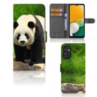 Samsung Galaxy A14 4G | Telefoonhoesje | Met pasjeshouder | Panda