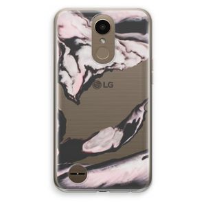 Roze stroom: LG K10 (2017) Transparant Hoesje