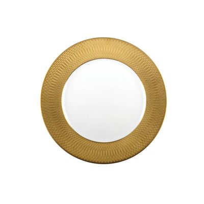 Aulica Princesse - Dinerbord - Goudkleurig - 6 Stuks - Ø 27 Cm - Porselein Aulica Princesse - Dinerbord - Goudkleurig - 6 Stuks - Ø 27 Cm - Porselein