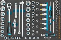 HAZET Dopsleutelset 163-258/92 - 92-delig - 1 x 5,5 - 3 … 32 - E4 - E20 - PH1 - PH2 - T6 - T60