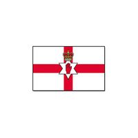 Gevelvlag/vlaggenmast vlag Noord Ierland 90 x 150 cm   -
