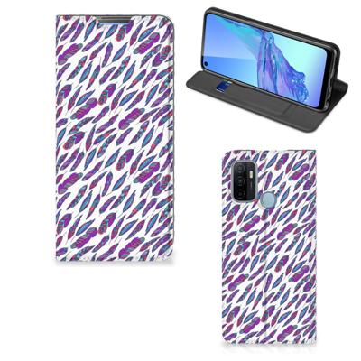 OPPO A53 | A53s | Hoesje met Magneet | Feathers Color OPPO A53 | A53s | Hoesje met Magneet | Feathers Color
