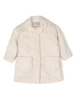 Hucklebones London manteau en peau de mouton artificielle - Blanc - thumbnail