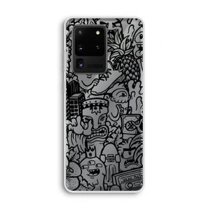 Vexx Black Mixtape: Samsung Galaxy S20 Ultra Transparant Hoesje
