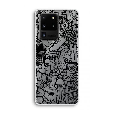 Vexx Black Mixtape: Samsung Galaxy S20 Ultra Transparant Hoesje