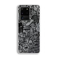 Vexx Black Mixtape: Samsung Galaxy S20 Ultra Transparant Hoesje