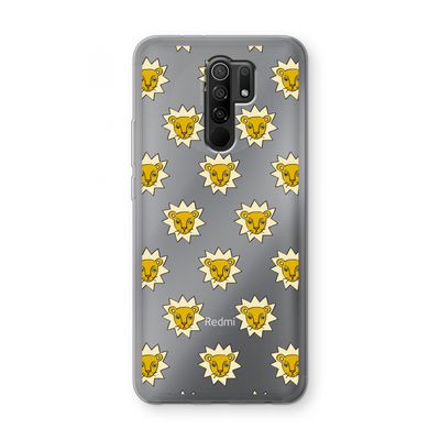 Leeuwenkoppen: Xiaomi Redmi 9 Transparant Hoesje
