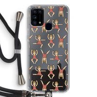 Gymboys: Samsung Galaxy M31 Transparant Hoesje met koord