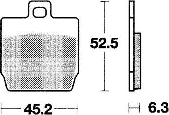 TRW Brake pad mcb 701 ec organic