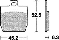 TRW Brake pad mcb 701 ec organic
