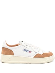 Autry baskets Medalist en cuir - Blanc