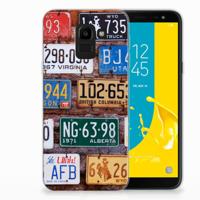 Samsung Galaxy J6 2018 | Siliconen hoesje | met foto Kentekenplaten Samsung Galaxy J6 2018 | Siliconen hoesje | met foto Kentekenplaten