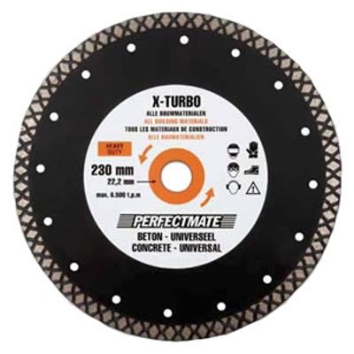 Perfectmate EPT0715 X-Turbo Diamantschijf | Beton en universeel | 350 mm - EPT0715