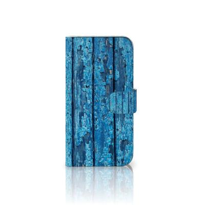 Samsung Galaxy S25 | Book Style Case | Wood Blue
