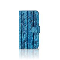 Samsung Galaxy S25 | Book Style Case | Wood Blue