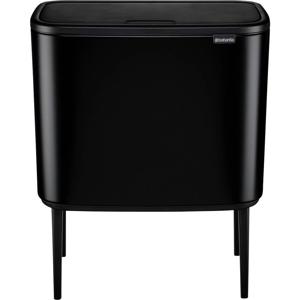 brabantia Bo Touch Bin 31 62 03 Afvalbak 34 l Staal (l x b x h) 312 x 540 x 680 mm Zwart 1 stuk(s)