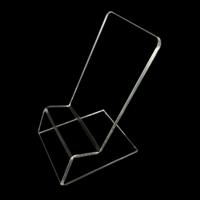 Acryl mobiele telefoon Display staan houder voor iPhone Samsung Huawei Xiaomi andere Smartphones (transparant)