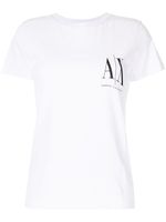 Armani Exchange t-shirt à logo imprimé - Blanc - thumbnail