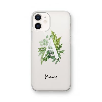 Green Brush: iPhone 12 Transparant Hoesje