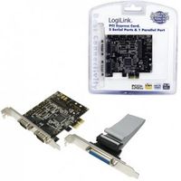 LogiLink PC0033 interfacekaart/-adapter Intern Parallel, Serie - thumbnail