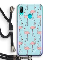 Anything Flamingoes: Huawei P Smart (2019) Transparant Hoesje met koord