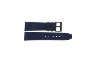 Horlogeband Universeel 83740-06-22-Z Leder/Textiel Blauw 22mm