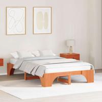 Bedbodem Gewaxte Bruin 120x190 cm Massief Grenenhout
