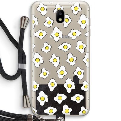 Spiegeleitjes: Samsung Galaxy J7 (2017) Transparant Hoesje met koord