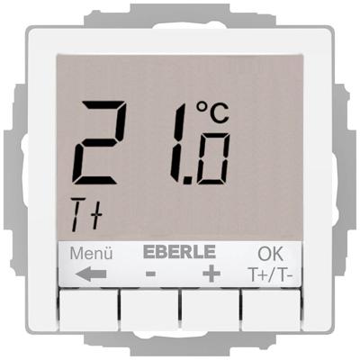 Eberle 527825455604 UTE 4100-Rw-RAL9016-G-55 Kamerthermostaat Inbouw (in muur) Verwarmen/koelen 1 stuk(s)