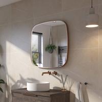 Ben Sandro Spiegel 80x4x80 cm Geborsteld Koper