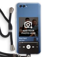 Music Player: Honor 10 Transparant Hoesje met koord