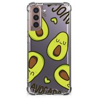 Samsung Galaxy S21 Plus Stevig | Bumper Hoesje | Avocado Singing