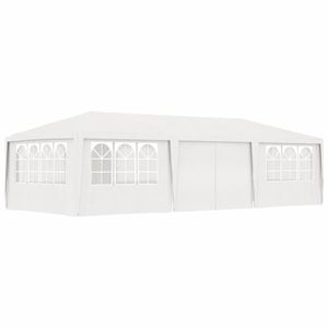 VidaXL Partytent met zijwanden professioneel 90 g/m² 4x9 m wit