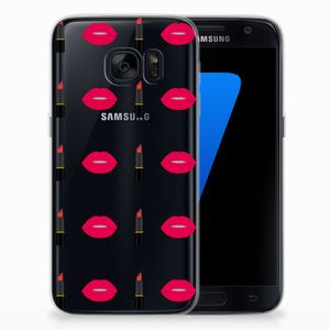 Samsung Galaxy S7 TPU bumper Lipstick Kiss