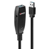 Lindy 43353 USB-kabel 3 m USB 3.2 Gen 1 (3.1 Gen 1) USB A Zwart - thumbnail