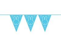 Haza Witbaard Vlaggenlijn nijntje blauw, 10mtr.