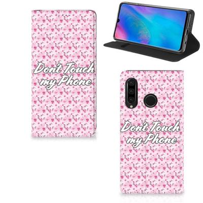Huawei P30 Lite New Edition Design Case Flowers Pink DTMP Huawei P30 Lite New Edition Design Case Flowers Pink DTMP