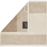 Cawö Cawö Two-Tone Gezichtsdoekje 30x30 natur