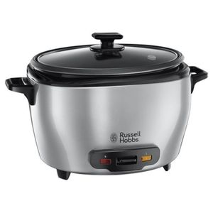 Russell Hobbs Maxicook rijstkoker 5 l 1000 W Zwart, Roestvrijstaal