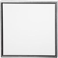 Canvas schildersdoek met lijst zilver 50 x 50 cm - thumbnail