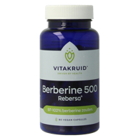 Berberine 500 Rebersa 97-102% berberine zouten 60 Vegetarische capsules