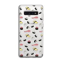 Sushi time: Samsung Galaxy S10 4G Transparant Hoesje