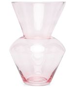 POLSPOTTEN x Browns Neck vase en verre (35 cm) - Rose