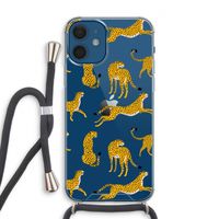 Luipaard: iPhone 12 Transparant Hoesje met koord