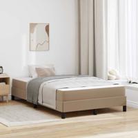 Bedframe met matras Cappuccino 120 x 190 cm Stof